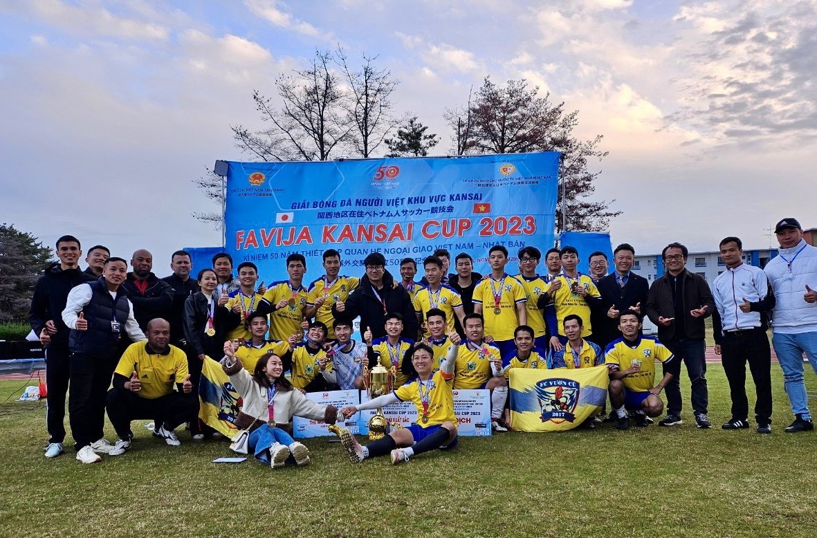 Exciting Vietnamese Football Tournament in Kansai region of Japan