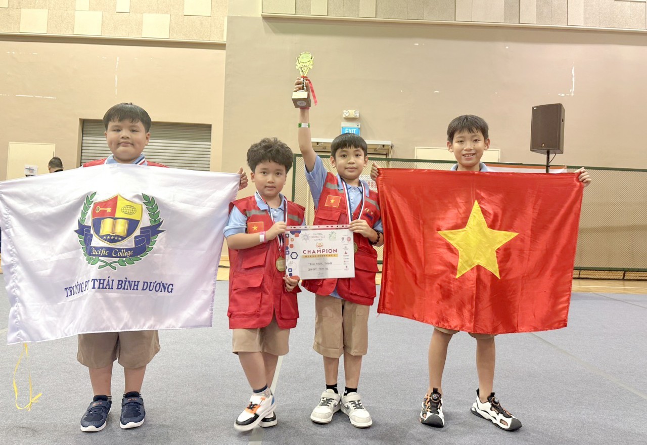 Vietnamese’s Pacific High School Students Win Global Robotics Games 2023