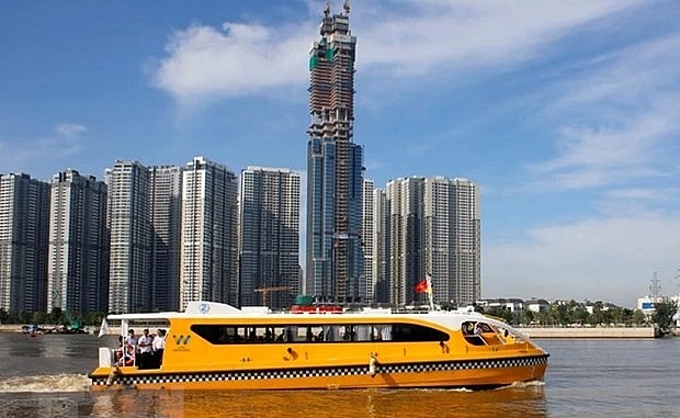 The river bus route No 1 in HCM City (Photo: VNA)