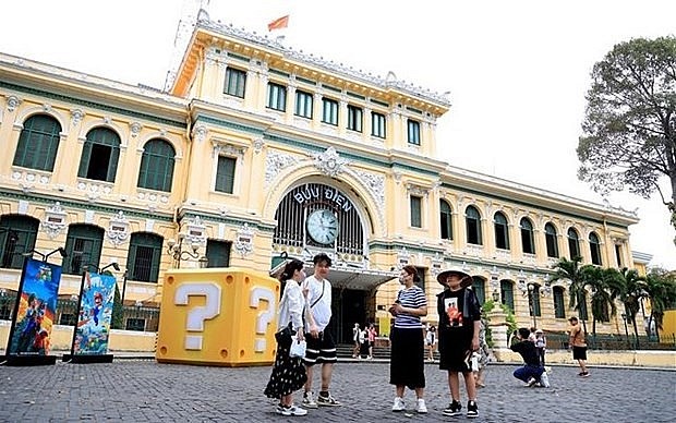 Sai Gon Central Post Office is an iconic landmark in the city. (Photo: VNA)