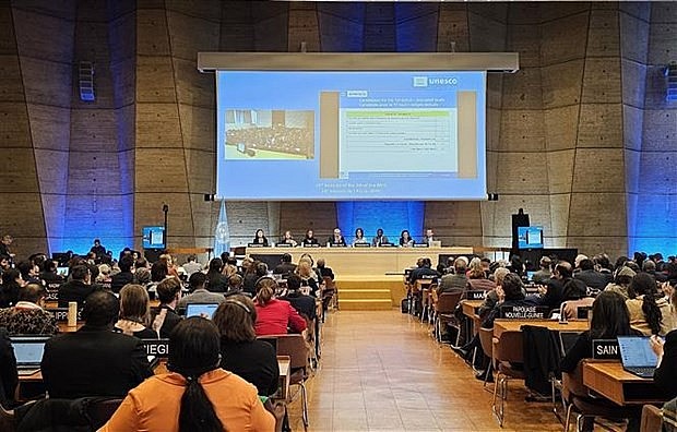 The 24th session of the General Assembly of States Parties to the World Heritage Convention in Paris (Photo: VNA)