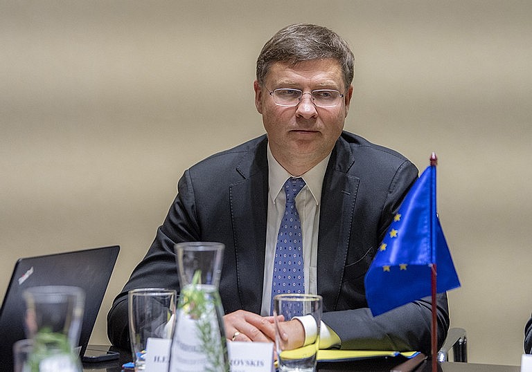 Vice President of the European Commission  and EU Trade Commissioner Valdis Dombrovskis.