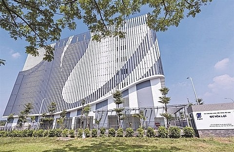 A data centre of VNPT recently opened in Hoà Lạc Hi-tech Park. The data centre and cloud computing services market in Việt Nam has high potential as the country is promoting digital economy development. Photo: VNS