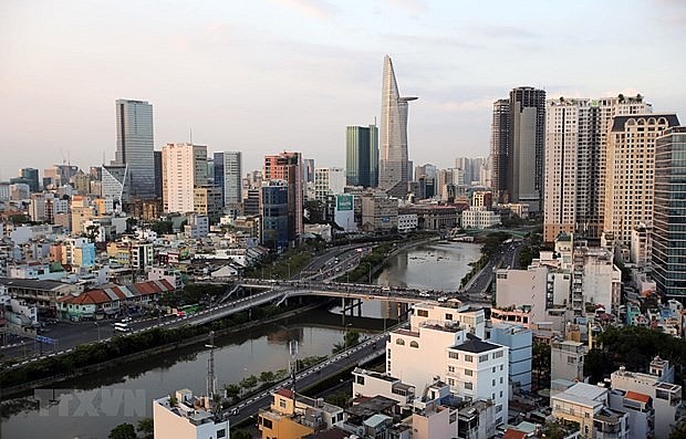 The skyline of HCM City, which attracted over 3.08 billion USD in FDI as of November 20. (Photo: VNA)