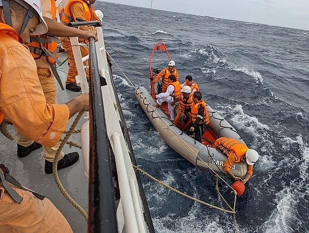 Vietnam Maritime Rescue Force Supports Fishermen At Sea