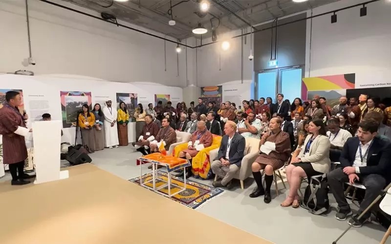 Bhutan’s bold intervention at COP28 puts fragile ecosystems in focus, Bhutan Pavilion launched