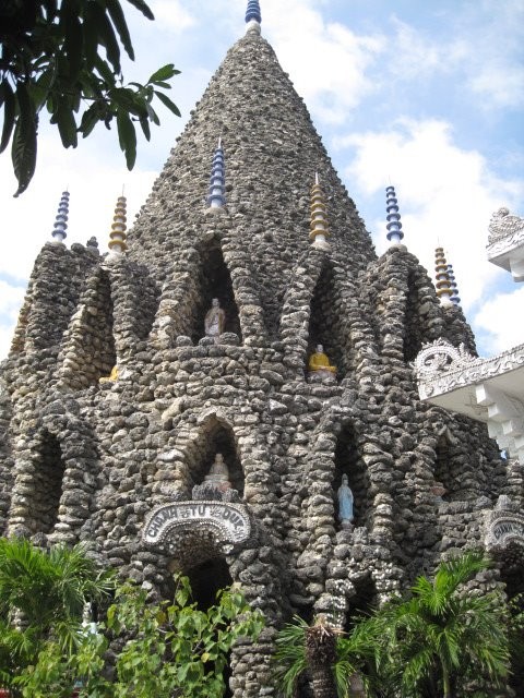 tu van pagoda unique site made from seashells