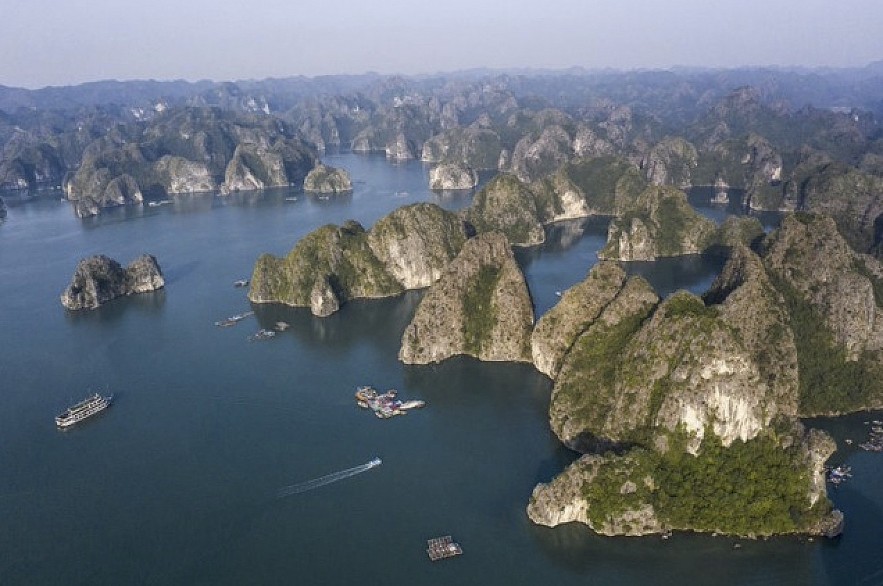A panormic view of Lan Ha Bay. (Photo: Istock)