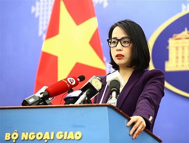 Spokesperson of the Ministry of Foreign Affairs Pham Thu Hang (Photo: VNA)