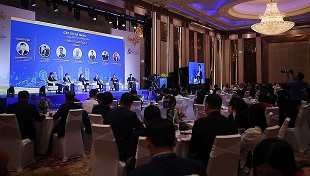 A panel discussion at Meet Da Nang 2024 on January 26 (Photo: VNA)