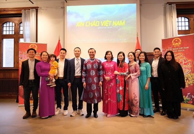 Tet Celebration Held for Vietnamese in Denmark