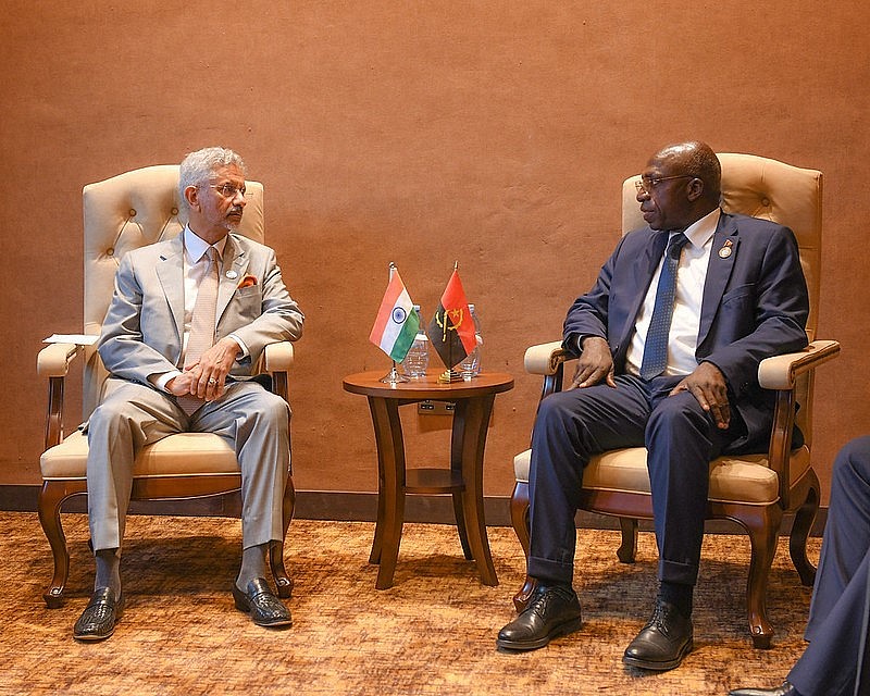 External Affairs Minister, Dr. S. Jaishankar met H.E. Mr. Tete Antonio, Minister of External Relations of Angola on the sidelines of the 19th NAM Summit in Kampala