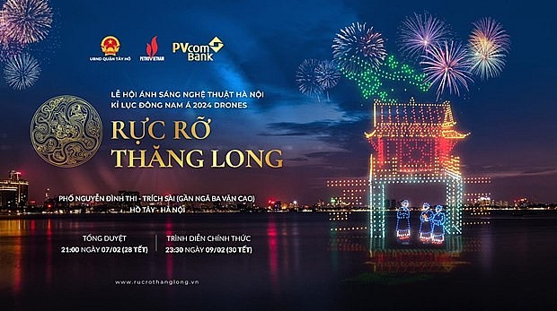 Thousands of Drones to Light up Hanoi on Lunar New Year’s Eve