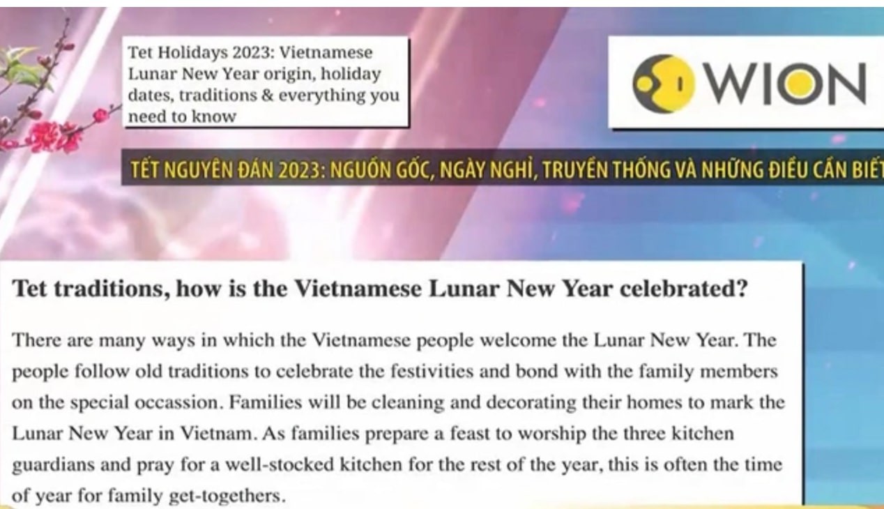 International Newspapers Introduce Vietnamese’s Tet Holiday