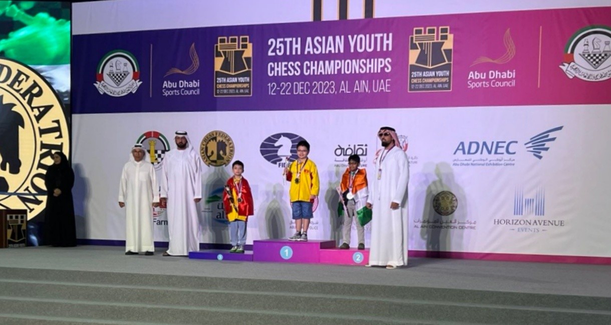 Young Vietnam Player Shines at Asian Youth Chess Championship