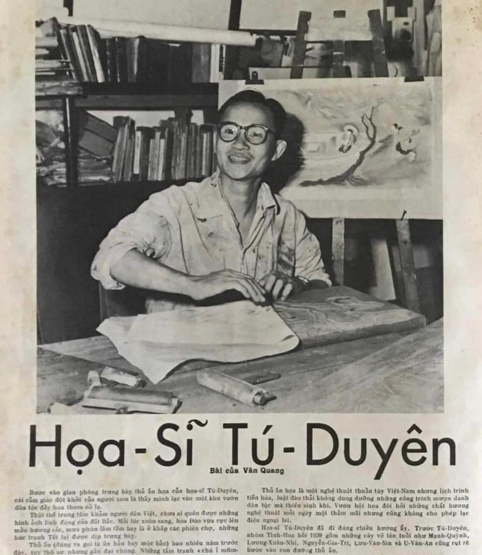 Artist Tu Duyen was born in 1915 in Bat Trang, Hanoi.