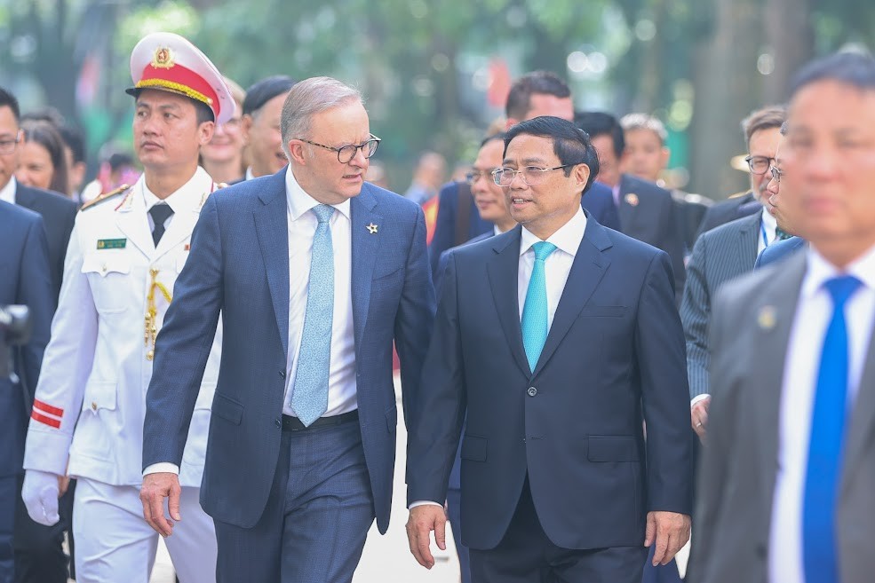 vietnamese prime ministers visit to australia creates momentum for new areas of cooperation