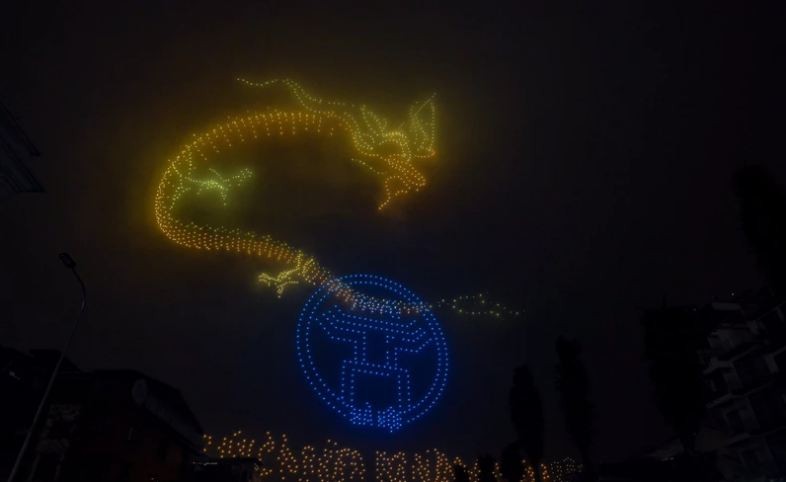 Epic Drone Show Takes Place This Weekend in West Lake (Hanoi)
