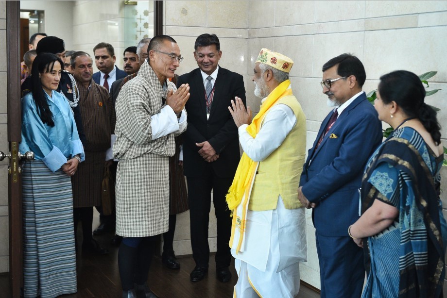 Bhutan PM arrives in India for maiden overseas visit after assuming office