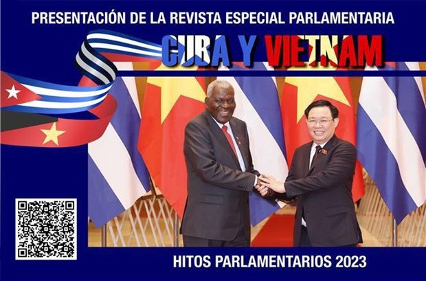 Cuban National Assembly launches a special publication on relations with Vietnam (Photo: VNA)