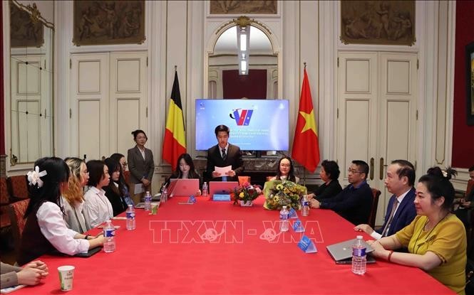  the 5th Congress of the Vietnamese Student Association in Belgium. Photo: Huong Giang