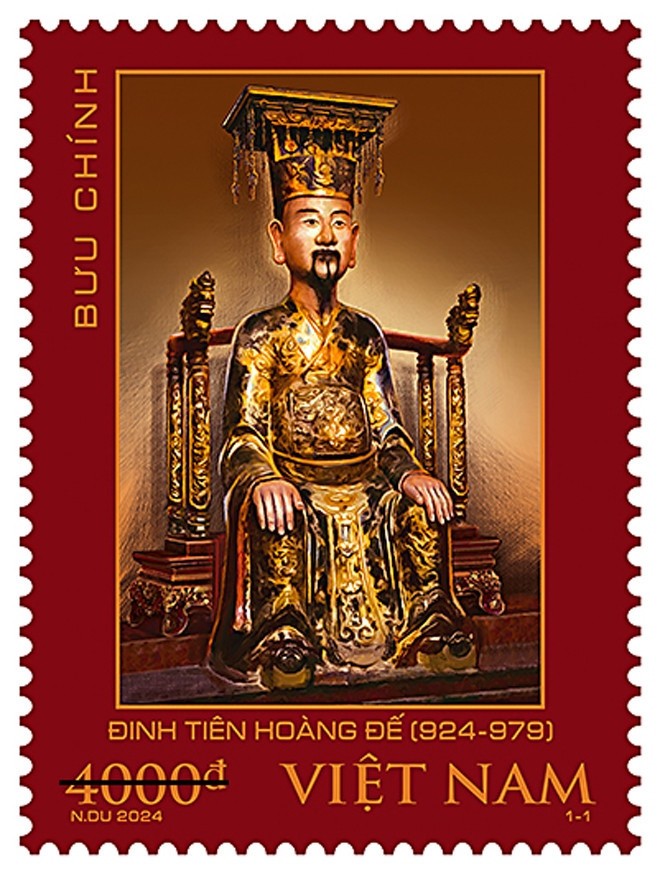 Stamp Collection Celebrates 1,100th Birthday of Emperor Dinh Tien Hoang