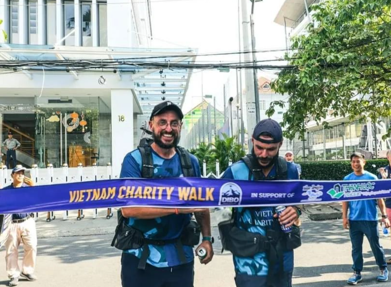 expat spotlight jake norris sean down walking across vietnam to help children in need