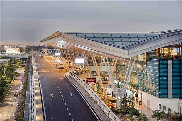 The Da Nang international terminal was rated five stars by international airport rating agency Skytrax in January. (Source: VNA)
