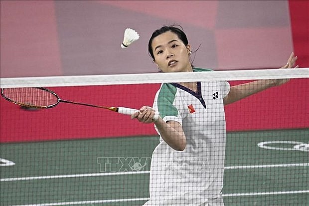 Badminton player Nguyen Thuy Linh (Photo: AFP/VNA)