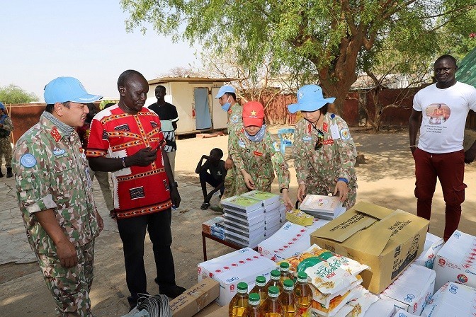UN Appreciates Many Special Projects by the Vietnamese Engineer Unit in Abyei