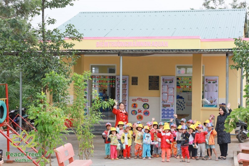PeaceTrees Vietnam Supports to Construct a kindergarten in Quang Binh