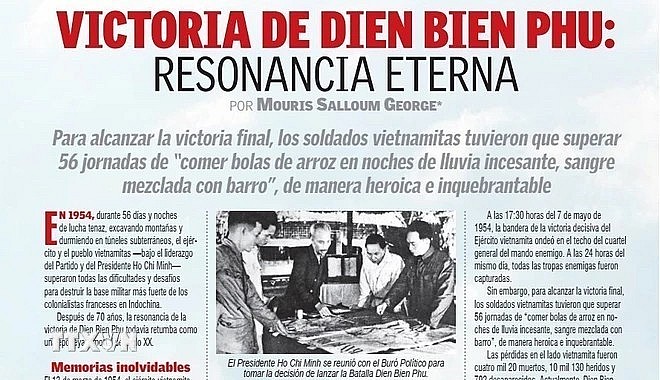 Mexican Newspaper Comments on Historic Decision in Dien Bien Phu Campaign