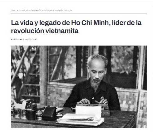 Argentine Press: President Ho Chi Minh's Legacy - Symbol That Goes Beyond Historical Limits