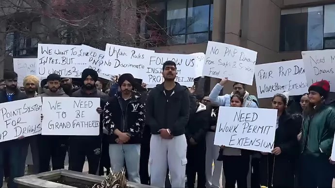 Indian Students in Canada Protest Immigration Rule Changes, Threaten Hunger Strike