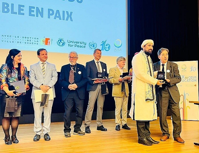 Haji Syed Salman named Ambassador for the International Day of Living Together in Peace at Geneva