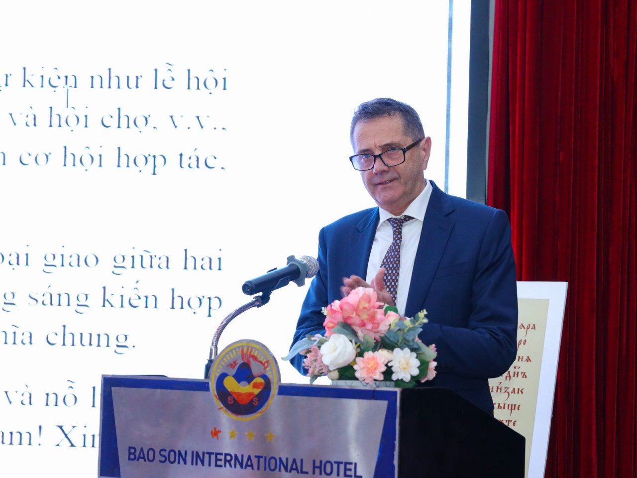 Bulgarian Ambassador to Vietnam Pavlin Todorov (Photo: Dinh Hoa)