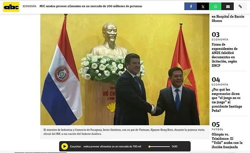 Paraguay Strengthens Ties With Vietnam In Trade Cooperation