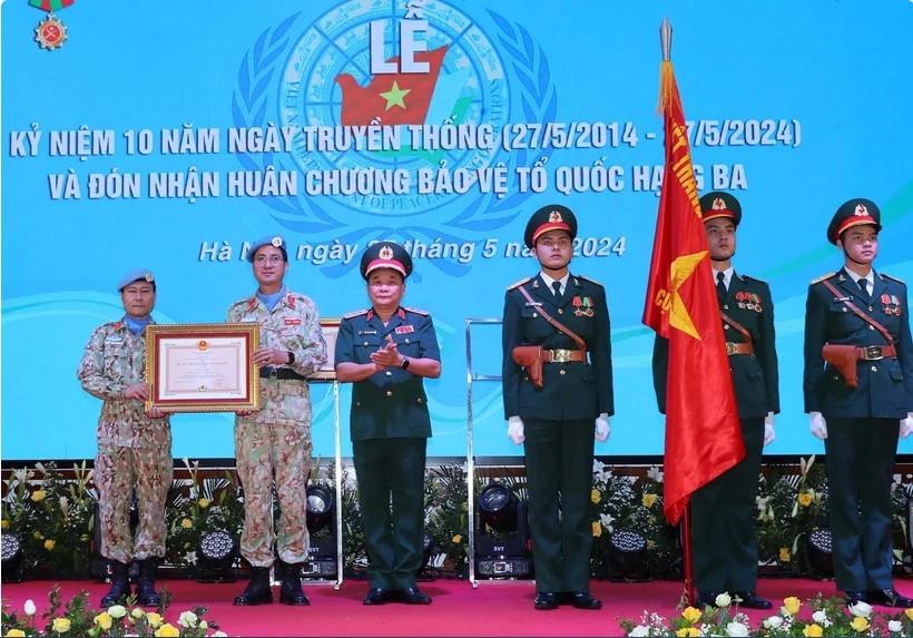 Vietnam Department Of Peacekeeping Operations Granted Fatherland Protection Order