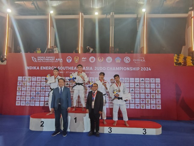 Vietnam win top place in the Southeast Asian Judo Championships 2024. Photo: 