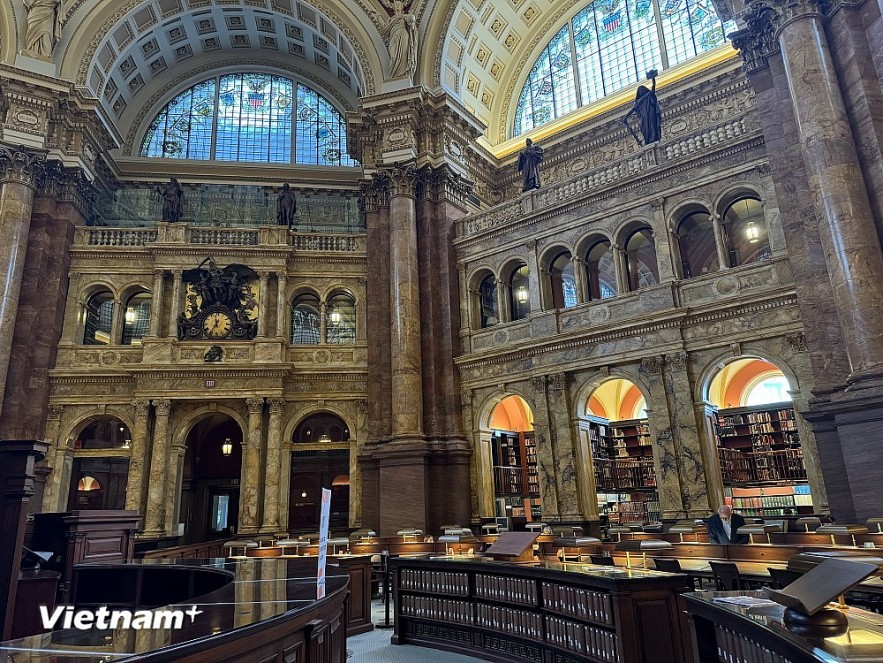 The Library of Congress is the largest library in the world. Photo: VNA