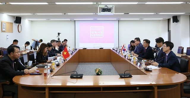 The delegation worked with the Korean Economic, Social and Labor Council.
