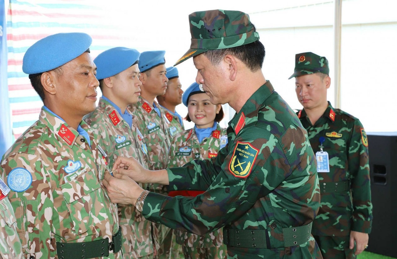 Vietnamese Engineers In Africa Receive UN Peacekeeping Medal