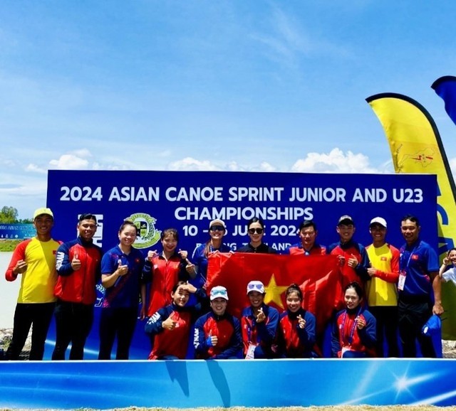 Vietnam Wins Big at Asian U23 Canoe Championships