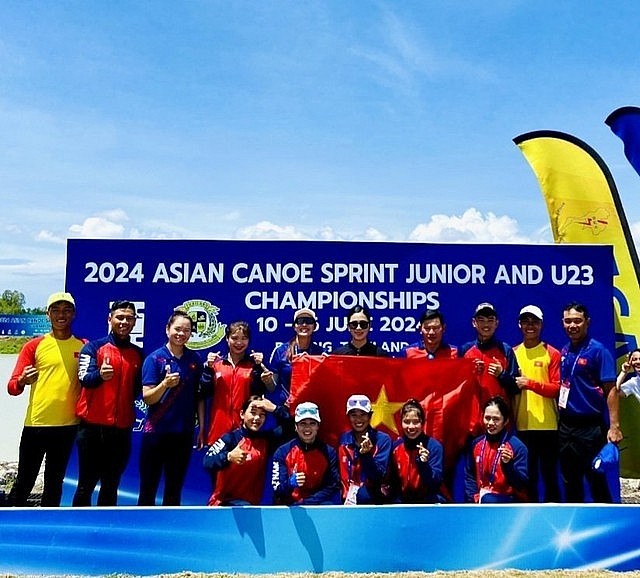 Vietnam Wins Big at Asian U23 Canoe Championships