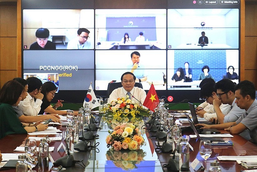 At the meeting (Photo: baotainguyenmoitruong.vn)