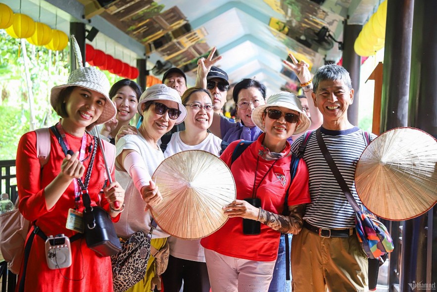 About 45% of Taiwanese tourists to Vietnam choose tourist destinations in central cities like Hue, Hoi An, and Da Nang. Photo: Ho Giap.