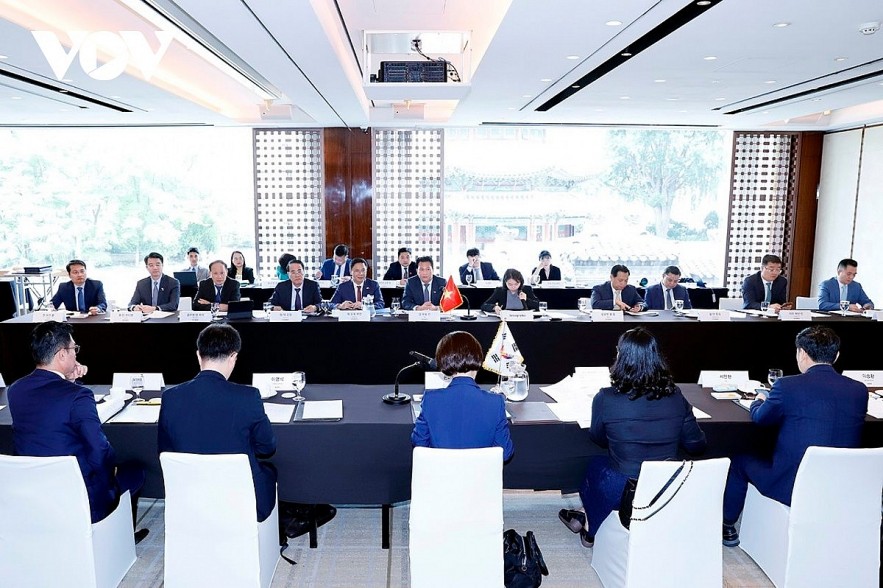 An overview of the Vietnam - RoK Environment Ministers' Meeting in Seoul on July 1.