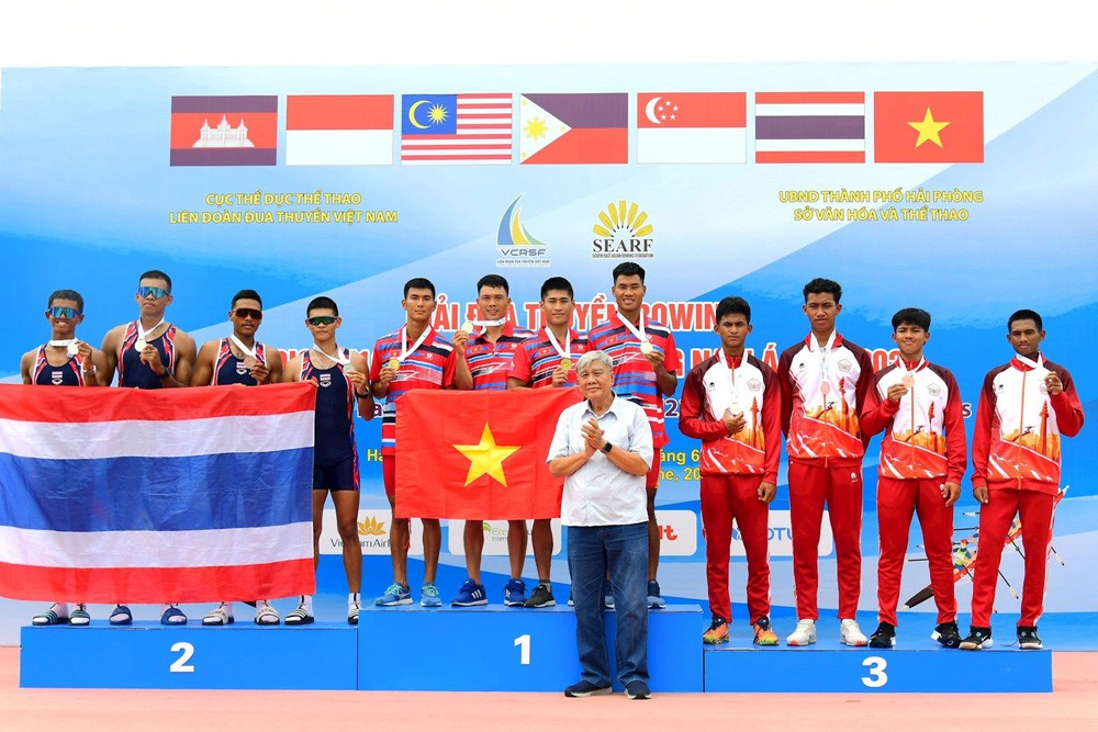 Vietnam Becomes Champion of the Southeast Asian Rowing & Canoeing Tournament 2024