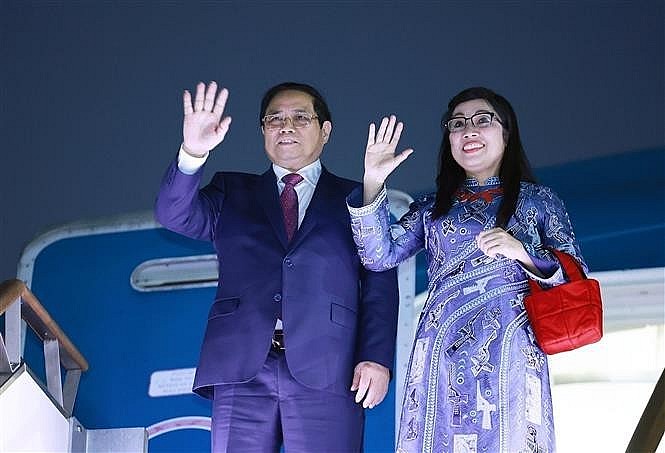 PM Pham Minh Chinh and his spouse conclude an official visit to the Republic of Korea (Photo: VNA)
