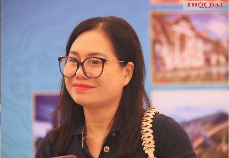 Le Thi Nhan, Director of HESECO TRAVEL. (Photo: Hong Anh)